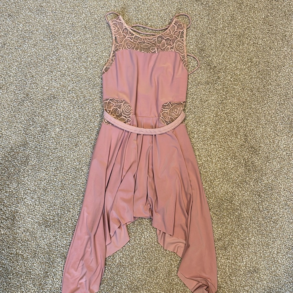 Blush Pink Lyrical Dance Costume - image 1
